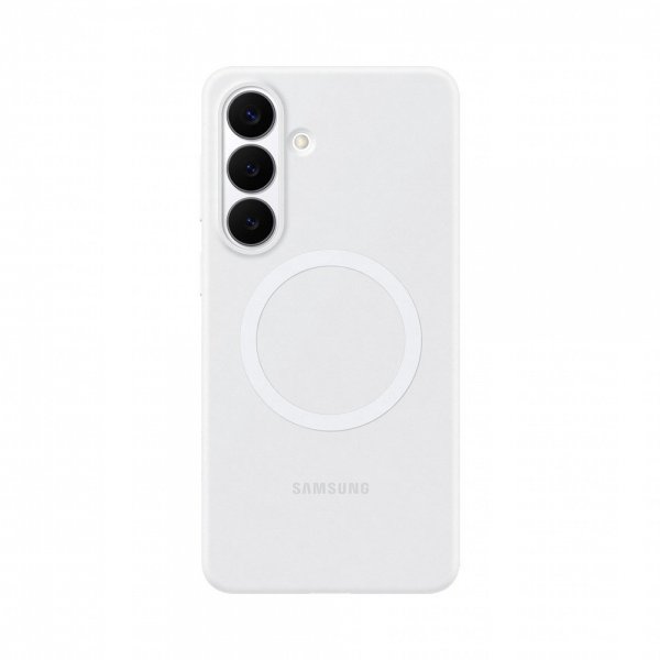 Samsung Original Galaxy S26 Plus Cover Silikone Magnet Cover Hvid