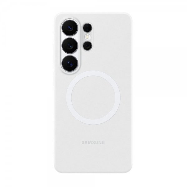 Samsung Original Galaxy S26 Ultra Cover Silikone Magnet Cover Hvid