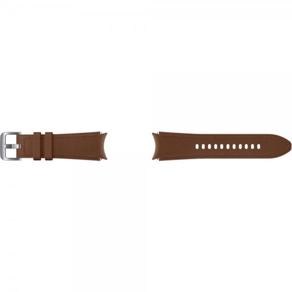 Samsung Original Galaxy Watch 20mm Armbånd Hybrid Læderrem (S/M) Camel