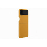 Samsung Original Galaxy Z Flip 3 Cover Læder Mustard