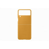 Samsung Original Galaxy Z Flip 3 Cover Læder Mustard