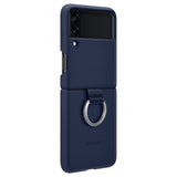Samsung Original Galaxy Z Flip 3 Cover i Silikone med Ring Navy