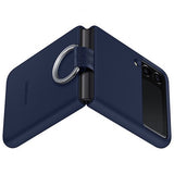 Samsung Original Galaxy Z Flip 3 Cover i Silikone med Ring Navy