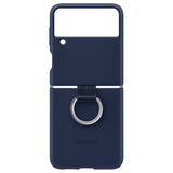 Samsung Original Galaxy Z Flip 3 Cover i Silikone med Ring Navy