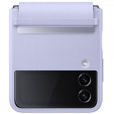 Samsung Original Galaxy Z Flip 4 Cover Flap Leather Cover Serene Purple
