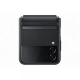 Samsung Original Galaxy Z Flip 4 Cover Flap Lædercover Sort