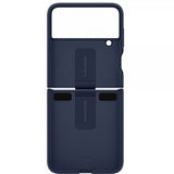 Samsung Original Galaxy Z Flip 4 Cover Silikone Cover med Ring Navy