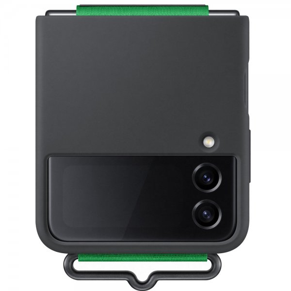 Samsung Original Galaxy Z Flip 4 Cover Silicone Cover with Strap Sort