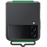 Samsung Original Galaxy Z Flip 4 Cover Silicone Cover with Strap Sort