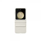 Samsung Original Galaxy Z Flip 5 Cover Flap Eco-Leather Case Cream