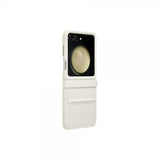 Samsung Original Galaxy Z Flip 5 Cover Flap Eco-Leather Case Cream