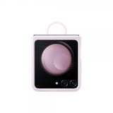 Samsung Original Galaxy Z Flip 5 Cover Silikone Cover med Ring Lavendel