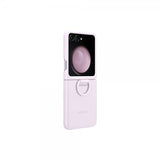 Samsung Original Galaxy Z Flip 5 Cover Silikone Cover med Ring Lavendel