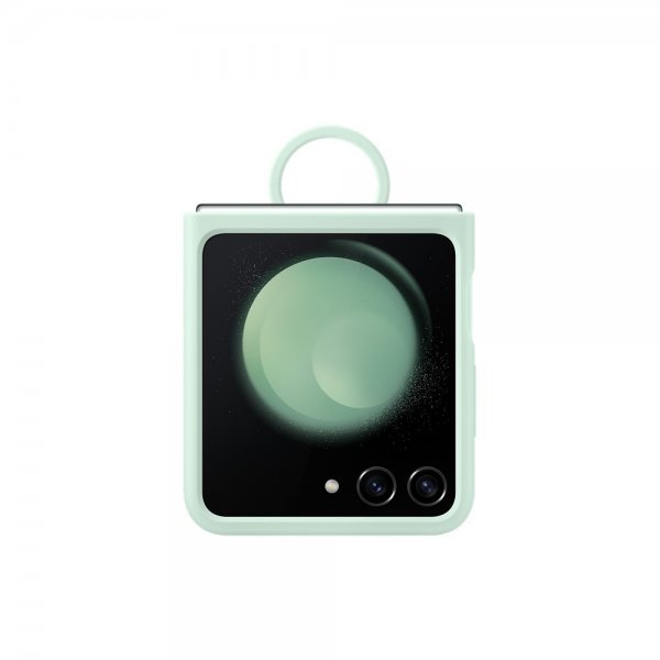 Samsung Original Galaxy Z Flip 5 Cover Silikone Cover med Ring Mint