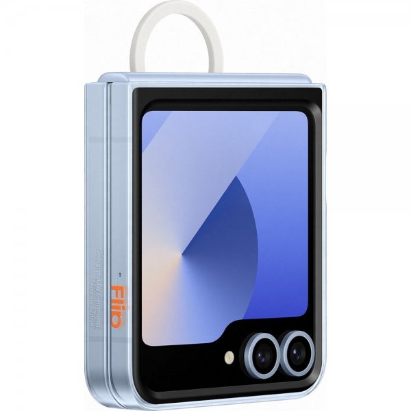 Samsung Original Galaxy Z Flip 6/Flip 7 FE Cover Clear Case Transparent