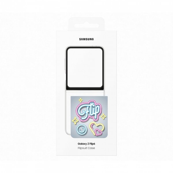 Samsung Original Galaxy Z Flip 6 Cover Flipsuit Case Grå