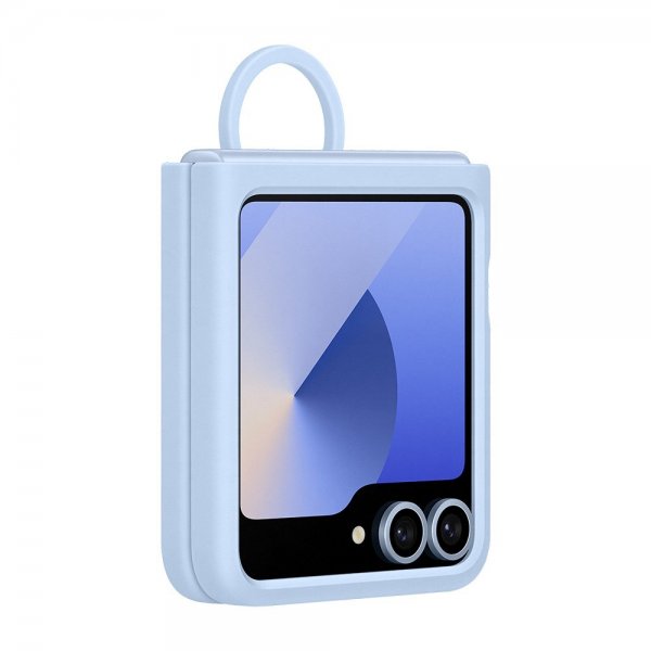 Samsung Original Galaxy Z Flip 6/Flip 7 FE Cover Silicone Case Blå