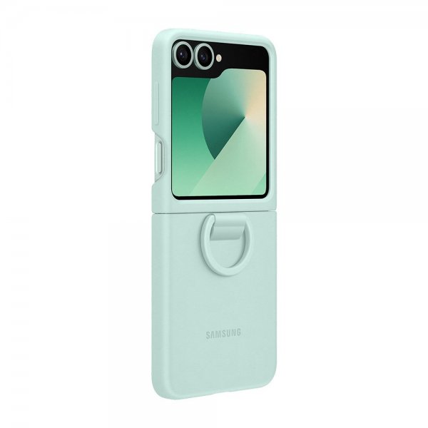 Samsung Original Galaxy Z Flip 6/Flip 7 FE Cover Silicone Case Mint