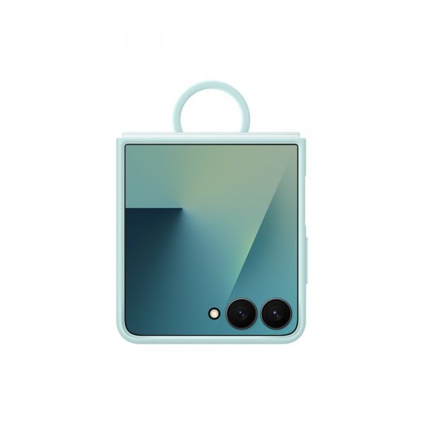 Samsung Original Galaxy Z Flip 7 Cover Ring Case Silikone Mint