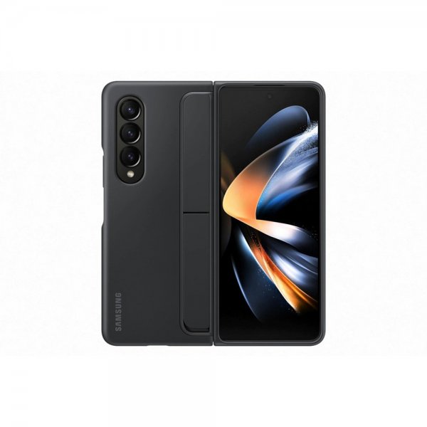 Samsung Original Galaxy Z Fold 4 Etui Standing Cover med Pen Sort