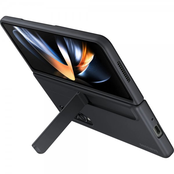 Samsung Original Galaxy Z Fold 4 Etui Standing Cover med Pen Sort