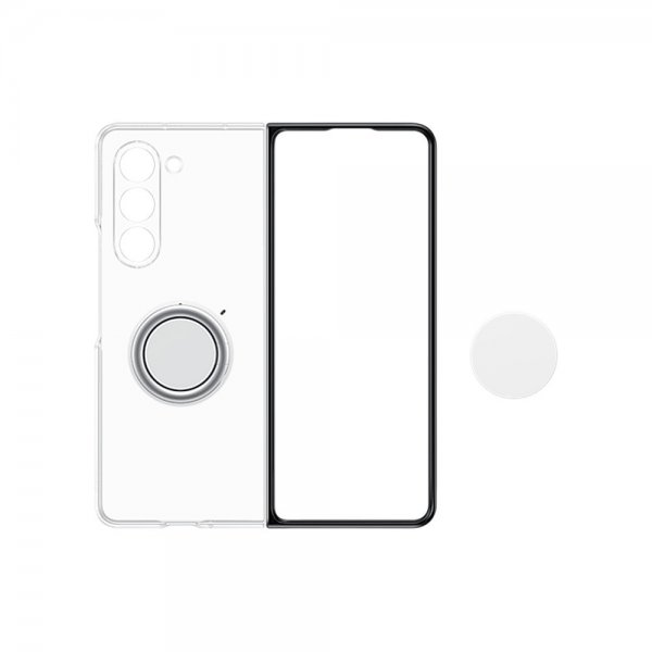 Samsung Original Galaxy Z Fold 5 Cover Clear Gadget Case Transparent