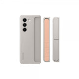 Samsung Original Galaxy Z Fold 5 Cover Standing Case with Strap Sand