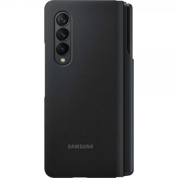 Samsung Original Galaxy Z Fold3 Cover Flip Cover med Pen Sort