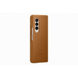Samsung Original Galaxy Z Fold3 Cover Læder Cover Camel
