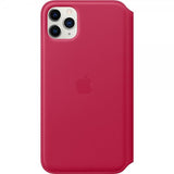 Apple Original iPhone 11 Pro Max Læder Folio Hindbær