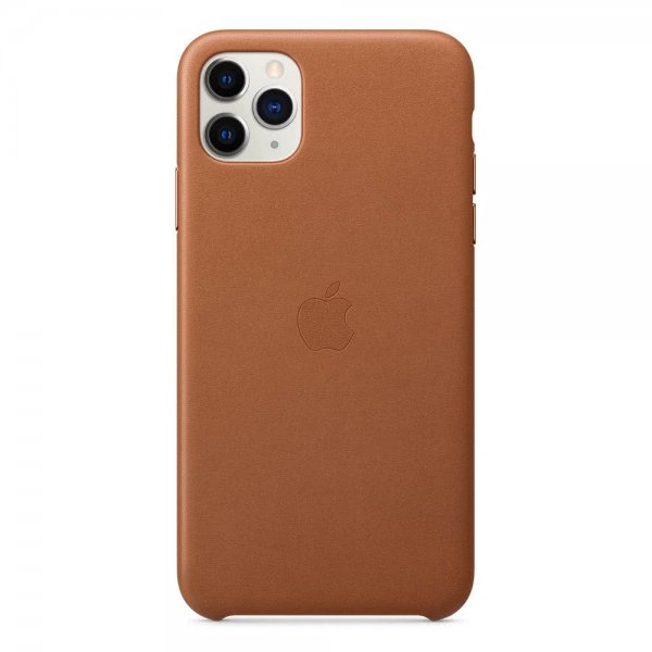 Apple Original iPhone 11 Pro Max Læder Cover Brun