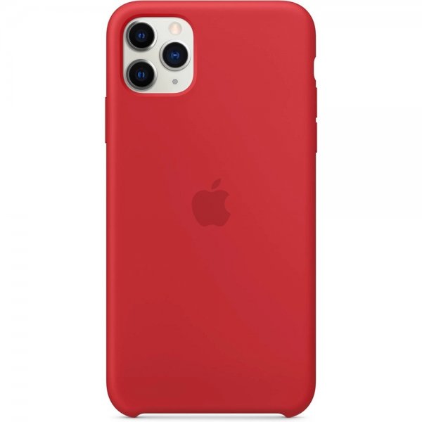 Apple Original iPhone 11 Pro Max Skal Silikonecover Rød