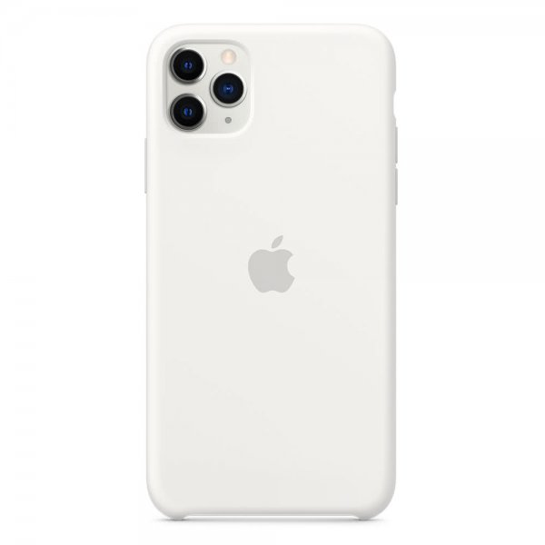 Apple Original iPhone 11 Pro Max Cover Silikonecover Hvid