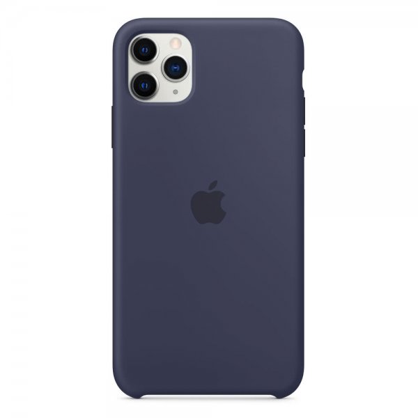 Apple Original iPhone 11 Pro Max cover Silikone Midnight Blue