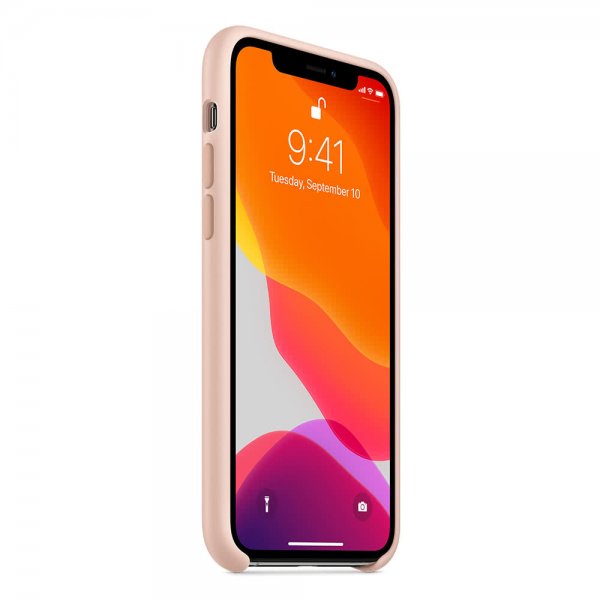 Apple Original iPhone 11 Pro Cover Silikone Etui Pink Sand
