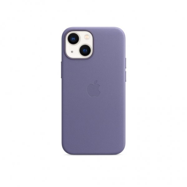 Apple Original iPhone 13 Mini Cover Læder Cover MagSafe Blåregn