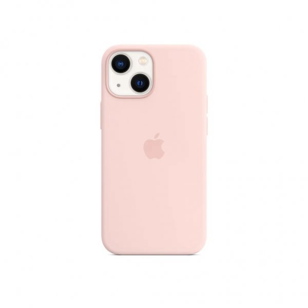 Apple Original iPhone 13 Mini Cover Silikone Case MagSafe Kridtrose