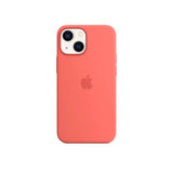 Apple Original iPhone 13 Mini Cover Silikoneetui MagSafe Rosa pomelo