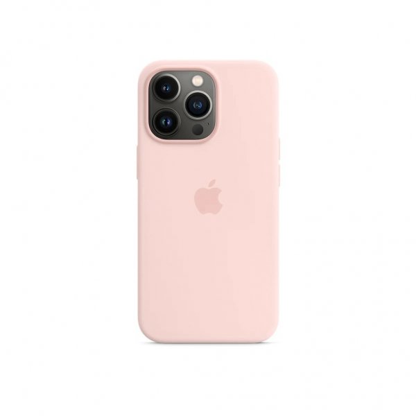 Apple Original iPhone 13 Pro Skal Silikonecover MagSafe Kridtrose