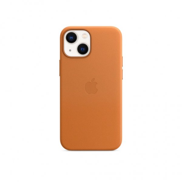Apple Original iPhone 13 Cover Læder MagSafe Gyldenbrun