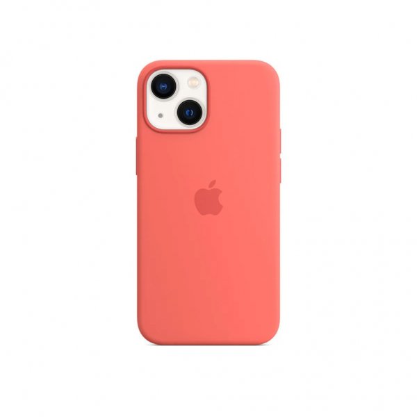 Apple Original iPhone 13 Cover Silicone Case MagSafe Pomelo Pink