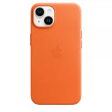Apple Original iPhone 14 Plus Cover Leather Case MagSafe Orange