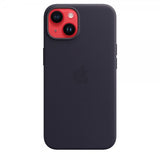 Apple Original iPhone 14 Plus Cover Læder MagSafe Sortlilla