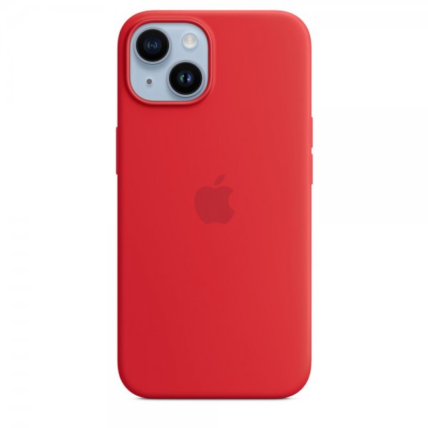 Apple Original iPhone 14 Plus Cover Silikone MagSafe (PRODUCT)RED