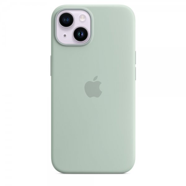 Apple Original iPhone 14 Plus Cover Silicone Case MagSafe Suckulent
