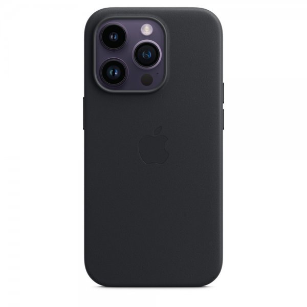 Apple Original iPhone 14 Pro Max Cover Lædercover MagSafe Midnight