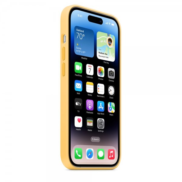 Apple Original iPhone 14 Pro Max Cover Silikonecover MagSafe Solskinsklar