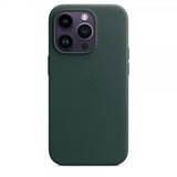 Apple Original iPhone 14 Pro Cover Lædercover MagSafe Skovgrøn