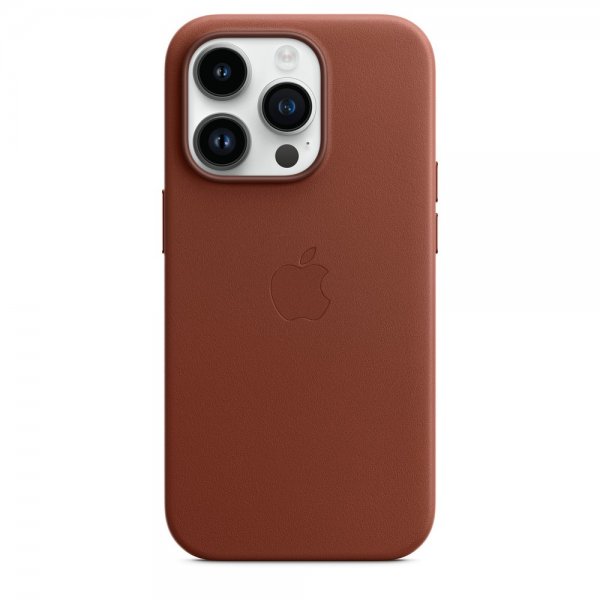 Apple Original iPhone 14 Pro Cover Leather Case MagSafe Umbra