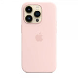 Apple Original iPhone 14 Pro Cover Silikoneetui MagSafe Kridtrose